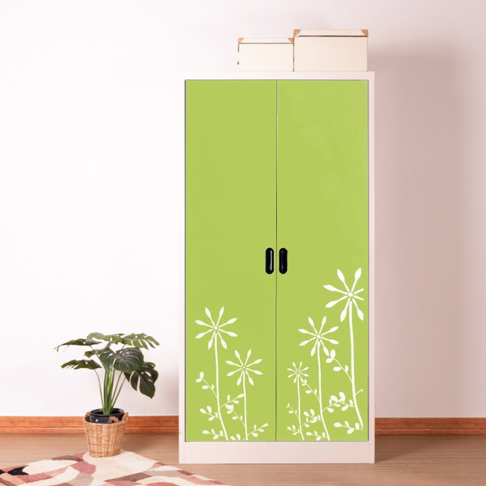 Open door-capsule handle wardrobe-IXY graphic