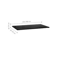 Metamix Table Top, 100 cm size, available in 2 materials and 2 colors-4