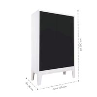 BRIM ဘေးဆွဲတံခါး အဝတ်အစားဗီဒိုအမြင့်-5