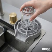 KIOSK Kitchen Cabinet with SinkSUS304 Smart Faucet & Full Accessories-6