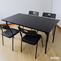 KIOSK Steel Top Dining Table 150x80x70 cm-1