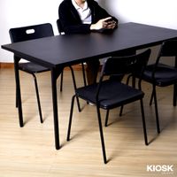 KIOSK Steel Top Dining Table 150x80x70 cm