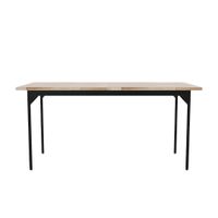 KIOSK Acacia Wood Top Dining Table 150x80x70 cm-1