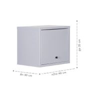 HANGEN ប្រអប់ព្យួរជាប់ជញ្ជាំងខ្នាតខ្លី-6