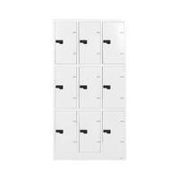 KOL 9-Door Locker Cabinet with combination Keys per Compartment-1