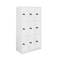 KOL 9-Door Locker Cabinet with combination Keys per Compartment-4