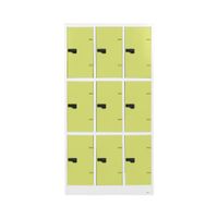 KOL 9-Door Locker Cabinet with combination Keys per Compartment-5