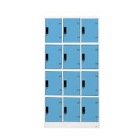 KOL 12-Door Locker Cabinet with 2 Keys per Compartment-5