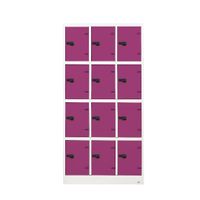 KOL 12-Door Locker Cabinet with combination lock per Compartment-5