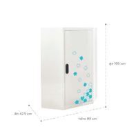 Rak Buku Sudut (6 Sudut) Bergambar-3