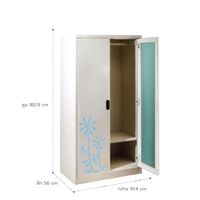 Open door-capsule handle mirror wardrobe-IXY graphic-3