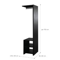 Wall Mounted Cloth Rack-2