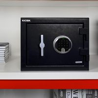 Fireproof safe with fingerprint and digital code system, 22 kgs.-1
