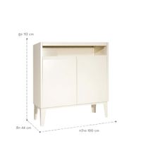 ตู้โชว์ SLIK 2บานเปิด -8