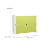 Lemari dengan Pintu Geser 3ft-4
