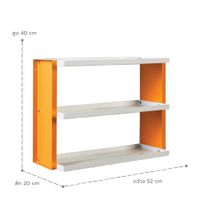 Wall-mounted storage shelf, Tiny Loft model, 52cm size-2