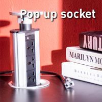 Electric adjustable Desk with Pop up Socket 180 cm.-1