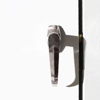 KOL 2-Door Cabinet with L Shape Handles, Adjustable Shelves, and Lock-4