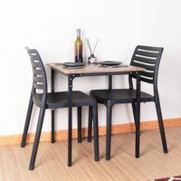 Dinning table for 2 with Neem wood top-2
