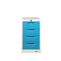 KOL 4-Drawer Filing Cabinet for Documents and Equipment with Automatic Locking Key-5