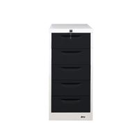 KOL 5-Drawer Filing Cabinet for Documents and Equipment with Automatic Locking Key-3