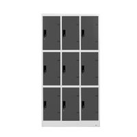 KOL 9-Door Locker Cabinet with 2 Keys per Compartment-4