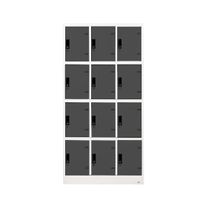 KOL 12-Door Locker Cabinet with 2 Keys per Compartment-4
