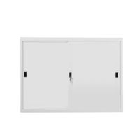 KOL 4-Foot Solid Sliding Cabinet with 3 Adjustable Shelves and Lock-3