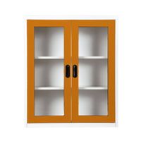 2 glass door book cabinet - 40cm. Depth-12