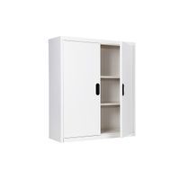 Bookcase with 2 doors open with pattern-4