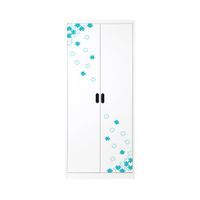 High cabinet with patterned doors-2