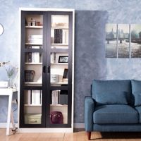 High cabinet - Open glass door-5