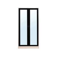 Open door Left&Right mirror wardrobe -Ixy Mild collection-1