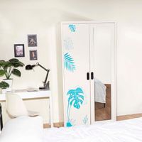 Open door-capsule handle mirror wardrobe-Monsterla graphic , Ixy Mild collection
