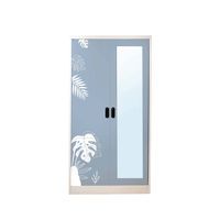 Open door-capsule handle mirror wardrobe-Monsterla graphic , Ixy Mild collection-6