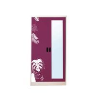 Open door-capsule handle mirror wardrobe-Monsterla graphic , Ixy Mild collection-9