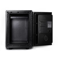 Fireproof safe with fingerprint and digital code system, 46kg. -Vertical-9