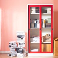 Sliding glass door cupboard-3