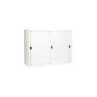 KOL 4-Foot Solid Sliding Cabinet with 3 Adjustable Shelves and Lock-6