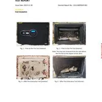 Fireproof safe with fingerprint and digital code system, 46kg. -Vertical-14