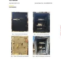 Fireproof safe with fingerprint and digital code system, 92 kg.-11