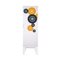 Ropa wardrobe Solid open door with pattern-6