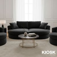 Luxury Velvet Love Seat, 2-Seater High Rebound Foam (30 Density)-1